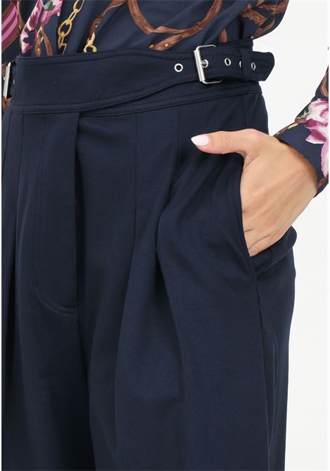 Elegant blue trousers for women LAUREN RALPH LAUREN | 200909227001NAVY